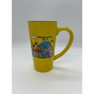 Capsco Ceramic Mug Washington DC Love Vibrant Colors Monuments Scene Souvenir